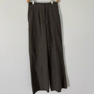 Dynamite Gray Pinstripe Wide Leg Pants – Size 00 ✨ Sleek Pinstripe Perfection ✨